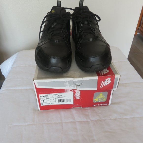 New Men's New Balance Black Steel Toe Safety Shoes - Picture 1 of 10